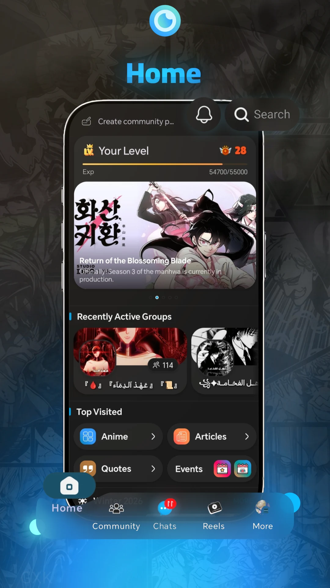 Animeista: Fandom, Chat & Feed screenshot